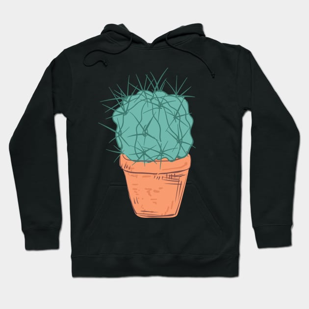 Large Cactus Hoodie by SWON Design